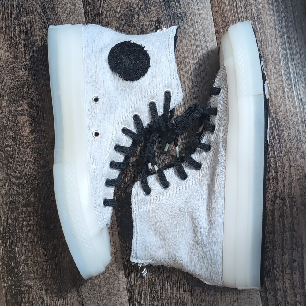 Converse CLOT x Chuck‎ 70 High Giant Panda Shoes Men's 7 Women's 9 Black White - Picture 7 of 14